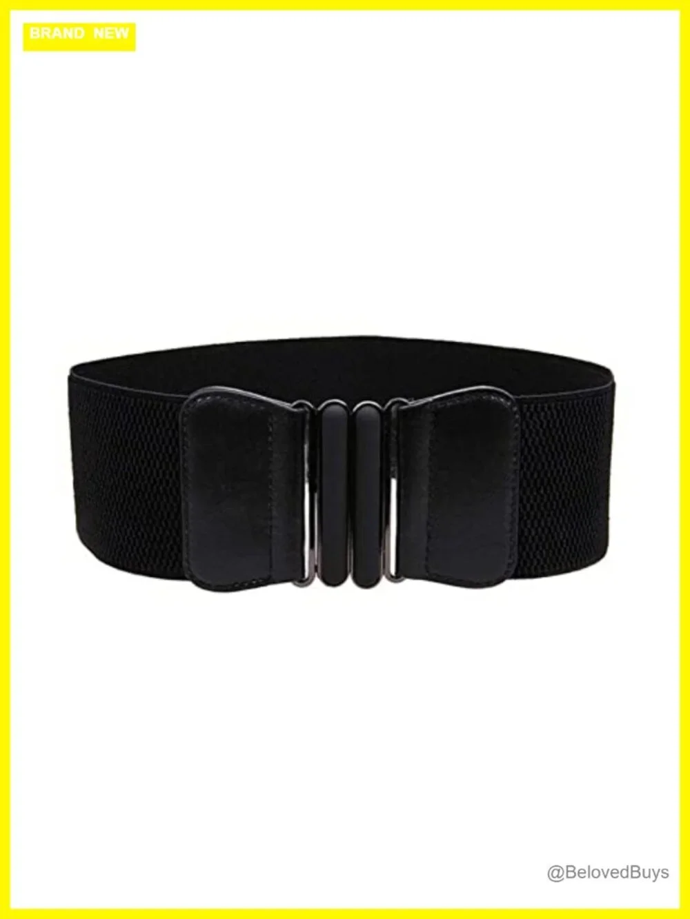 Wide Elastic Plus Size Dress Belt for Women